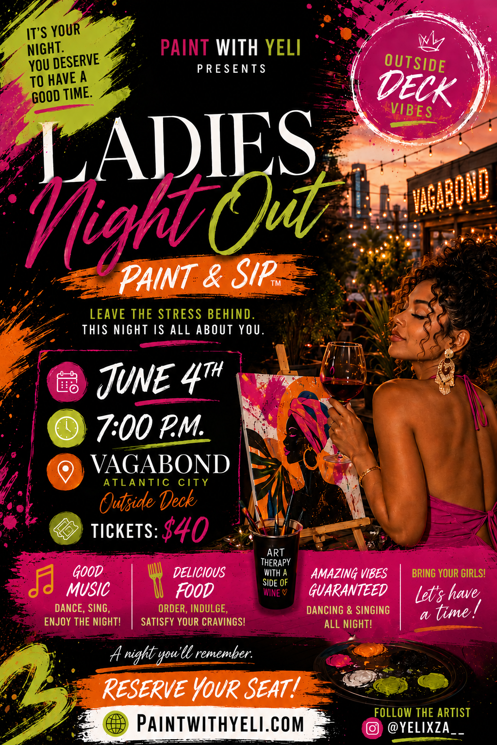 Ladies Night Out Paint and Sip