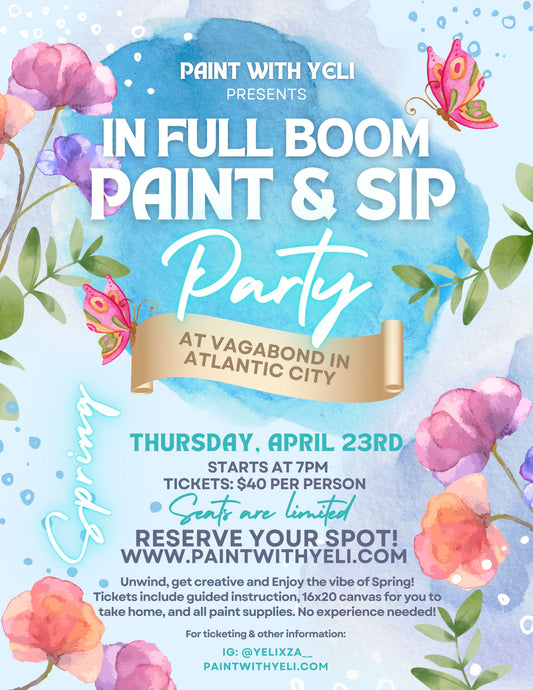 In Full Bloom Paint Night - 4/23